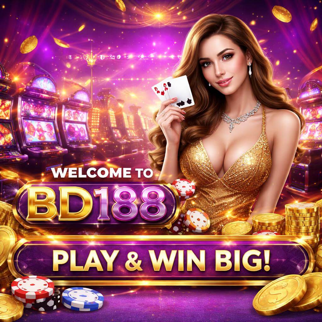 BD188 promo image for online games and welcome rewards